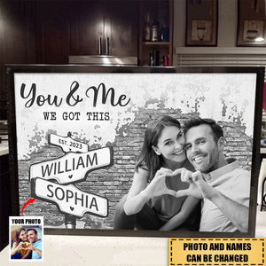 Custom Photo We Build A Life We Loved - Gift For Couples