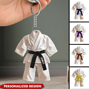 Personalized Taekwondo Keychain - Gift For Taekwondo Lovers