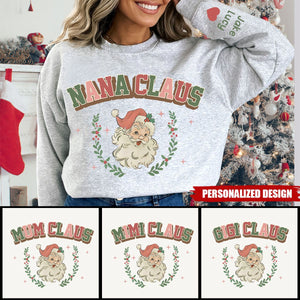 2024 Christmas Gigi Nana Grandma Claus Personalized Sweatshirt