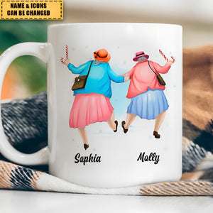 Christmas Gift For Friends Because Of You Mug