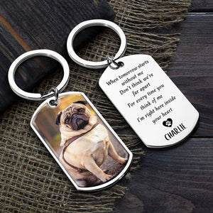 Dog Keychain Dog Memorial Gifts For Loss Of Dog dog - Personalized Keychain - Pet Memorial Gifts Cat Keychain