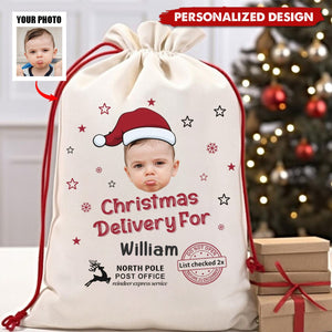 Personalized Custom Christmas Favor Bag-Christmas Delivery For Baby