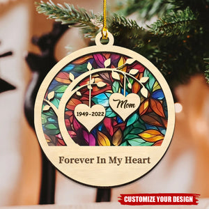 I'm Always With You-Personalized Custom Double-Layer Ornament