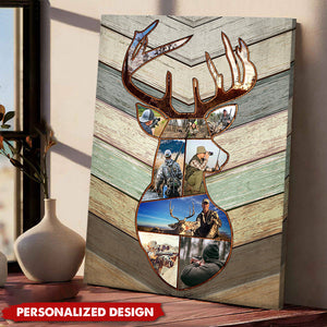 Personalized Deer Hunting Memories Custom Hunting Collage Poster