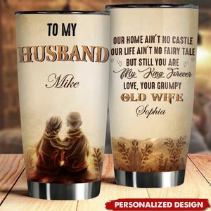 I Was Yours Since The Moment I Saw You-Personalized Couple Tumbler Cup