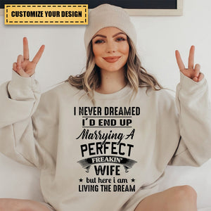 Best gift for Wife from Husband - Personalized Sweatshirt