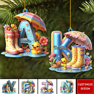 Personalized Fun Letter Ornament-Gift For Boy/Girl