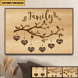 Personalized Family Canvas-Warm Family Wall Decorate