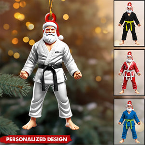 Personalized Custom Name Karate Christmas Ornament, Christmas Gift for Karate Lover