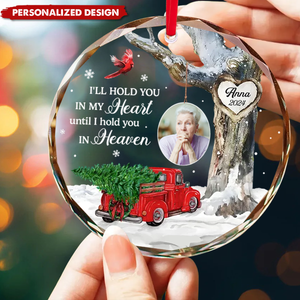 Always With You-Personalized Memorial Glass Ornament