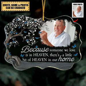 Always Beside You - Personalized Acrylic Photo Ornament