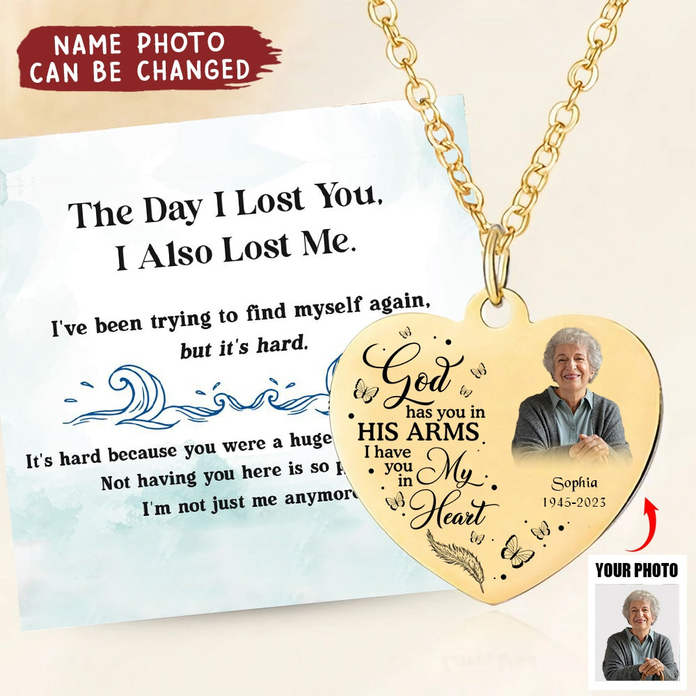 Personalized The Day I Lost You Memorial Necklace