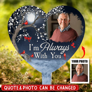 Not A Day Goes By That You Are Not Missed - Personalized Acrylic Photo Garden Stake