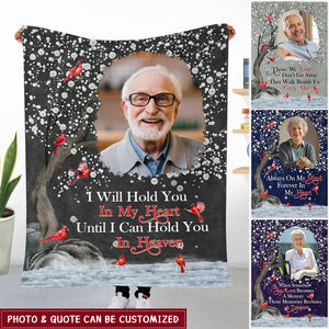 Custom Photo Our Love For You Will Never Cease Personalized Fleece Blanket