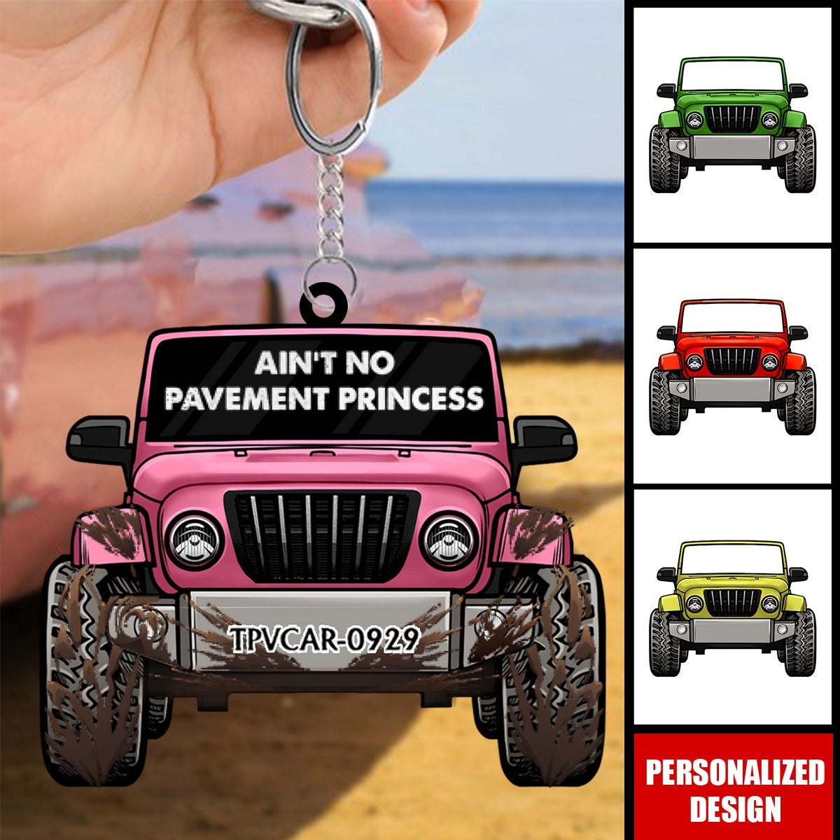 Personalized Car Keychain, Gifts For Car Lovers