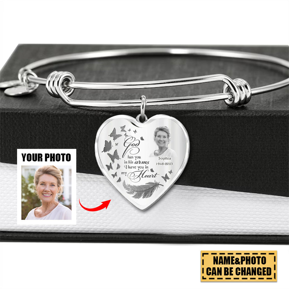 If Love Could Have Saved You, You Would Have Lived Forever-Personalized Heart Memorial Bracelet