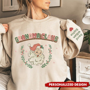 2024 Christmas Gigi Nana Grandma Claus Personalized Sweatshirt