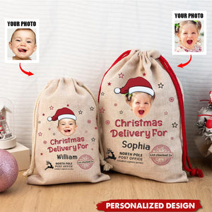 Personalized Custom Christmas Favor Bag-Christmas Delivery For Baby