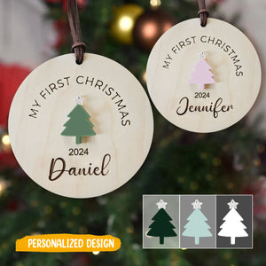 Baby's First Christmas - Personalized Baby's Name Ornament