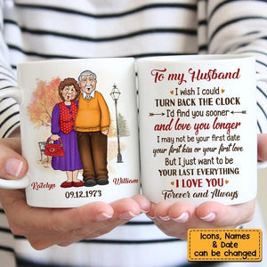 Wedding Anniversary Gifts For Old Couples Husband Wife Mug