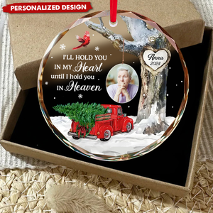 Always With You-Personalized Memorial Glass Ornament