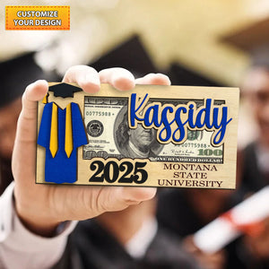 2025 Personalized Graduation Money Holder-Graduation Gift For Fresh Graduates