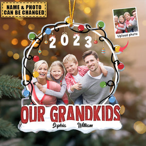 Our Grandkids - Personalized Acrylic Photo Ornament