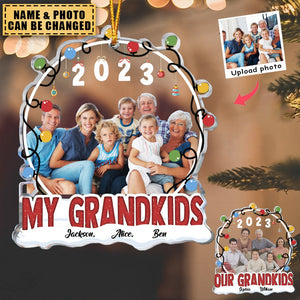 Our Grandkids - Personalized Acrylic Photo Ornament