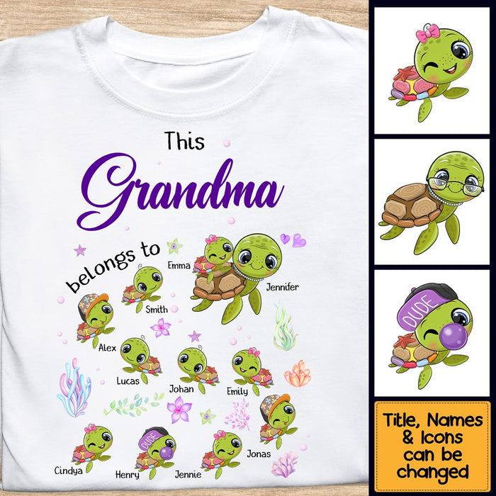 Gift For Grandma This Grandma Belongs To Shirt