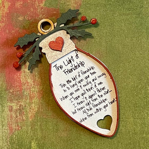 The Light of Friendship Ornament Gift