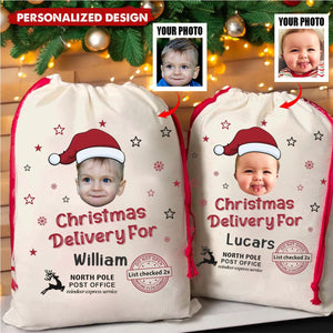 Personalized Custom Christmas Favor Bag-Christmas Delivery For Baby