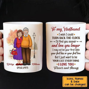 Wedding Anniversary Gifts For Old Couples Husband Wife Mug