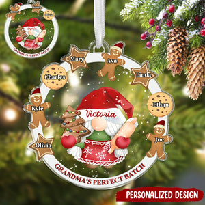 Custom Gingerbread Christmas Ornament , Grandma 's Perfect Batch