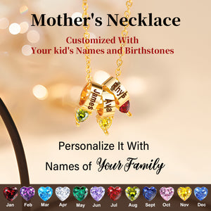 Personalized Simple Fashionable Birthstone Customized Necklace-A Gift For Her