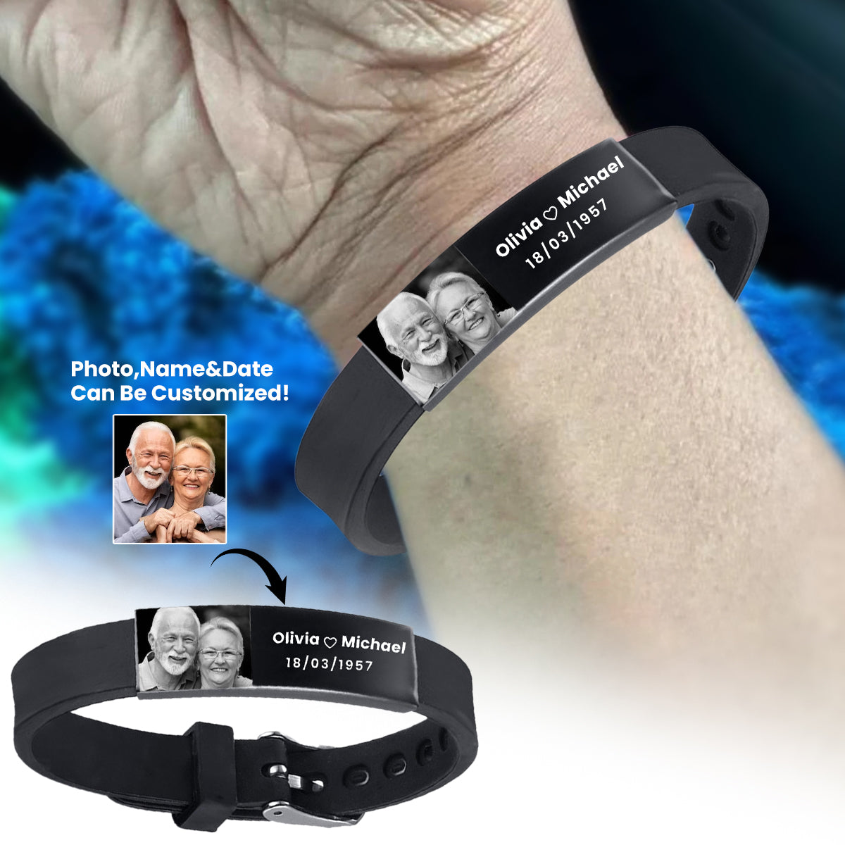 You And Me We Got This Personalized Man Stainless Steel Bracelet