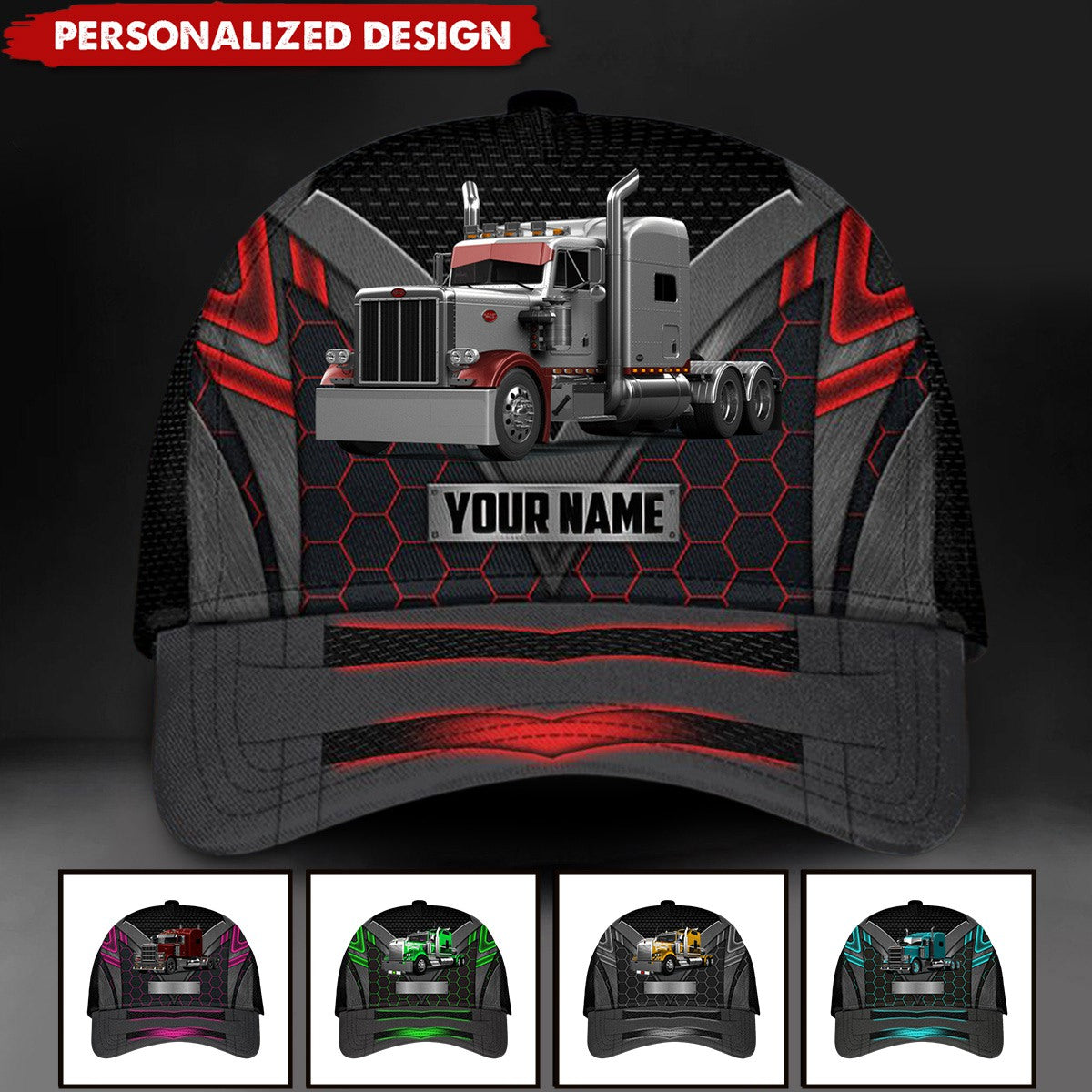 Trucker Personalized Multicolor Classic Cap