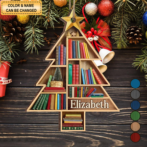 Books Are The Mirrors Of The Soul - Personalized Custom Ornament For Book Lovers