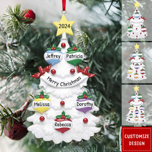 Personalised Christmas Blessing Family Christmas Tree Ornament