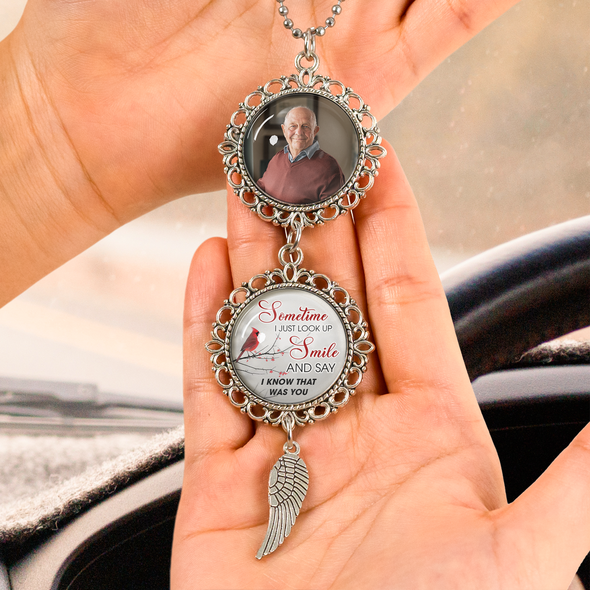 I Know That Was You - Personalized Car Photo Ornament