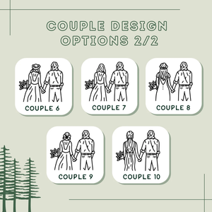 Personalized Outdoor Couple Gift-Married/Engage Fridge Magnet