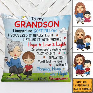 I Filled It With Wishes - Family Personalized Pillow