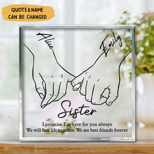 I'll Be There Pinky Promise - Personalized Acrylic Plaque