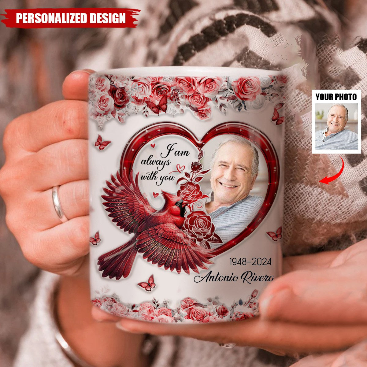 In Loving Memory Forever In My Heart Personalized Mug