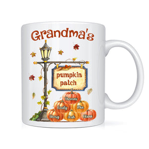 Gift For Grandma Autumn Pumpkin Patch Mug