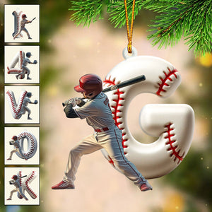 Best Player Ever - Personalized Baseball Ornament