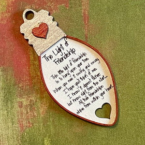 The Light of Friendship Ornament Gift