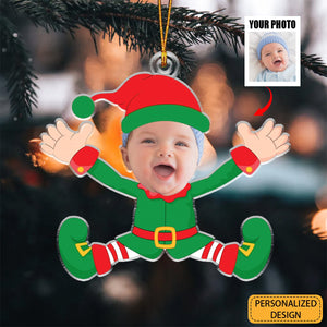 Baby Christmas Gifts - Personalized Custom Upload Photo Ornaments