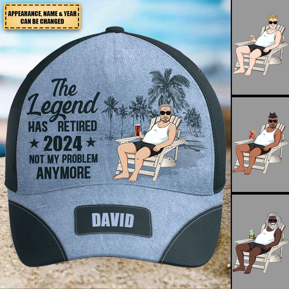 The Legend Has Retired - Personalized Classic Cap