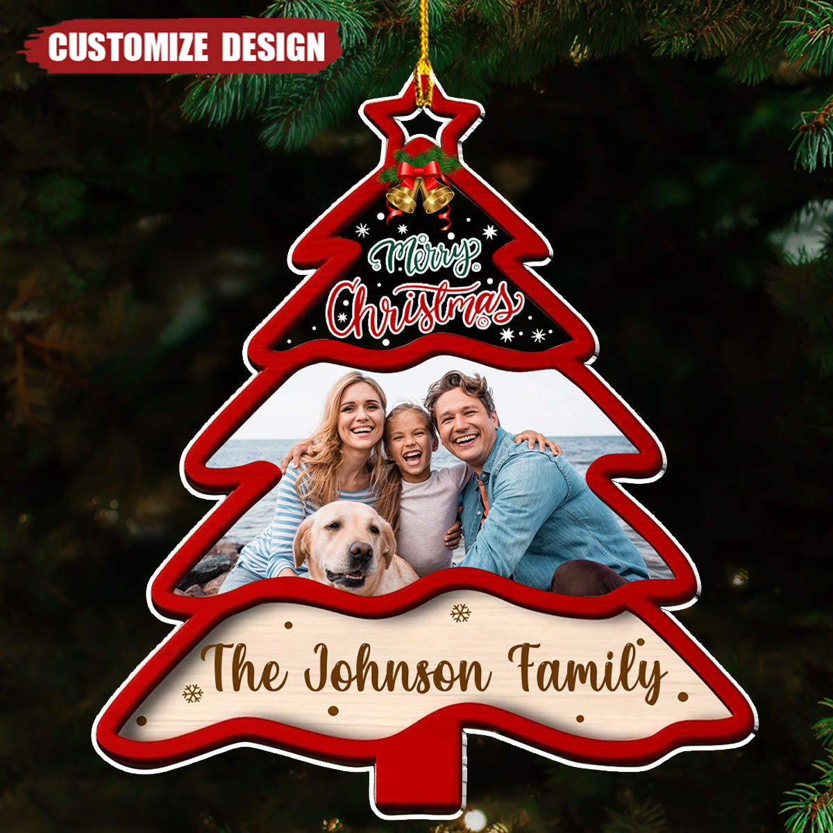 Personalized Custom Acrylic Ornament, Christmas Gift