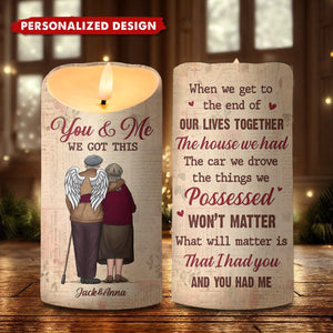 Your Love Is My Greatest Treasure - Couple Personalized Custom LED Candle